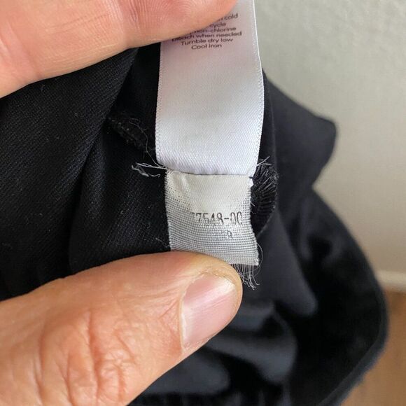 Athleta High Rise Wide Leg Capri Pants Black Color Small / 24.5 Inch Inseam Gym - Picture 5 of 5